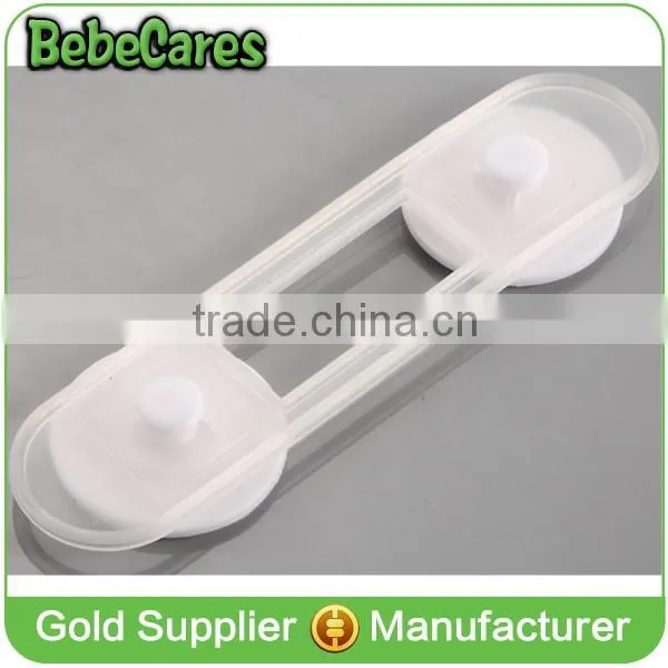 White multifunctional latches plastic drawer lock