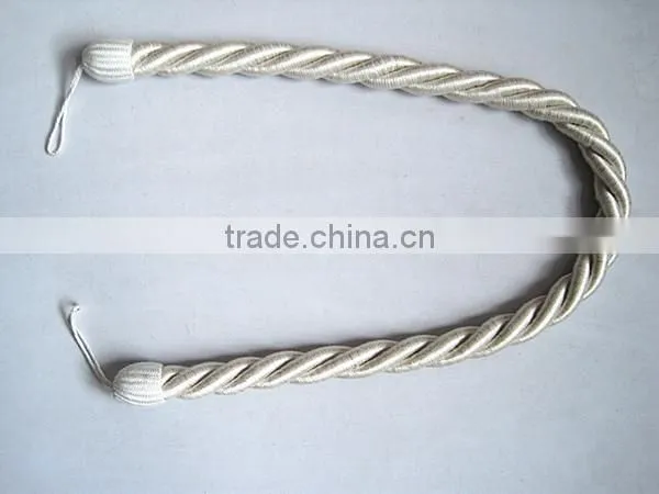HIGH QUALITY DECORATIVE COTTON TIEBACK ROPE FOR CURTAIN