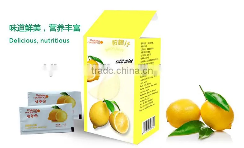Lemon solid drink
