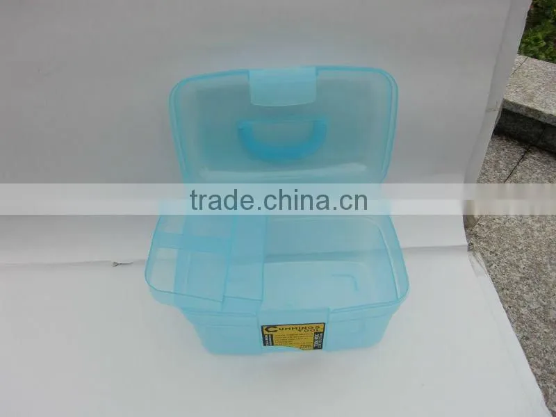 .plastic tool box,storage box,transparent tool box,tool caseG-561-2