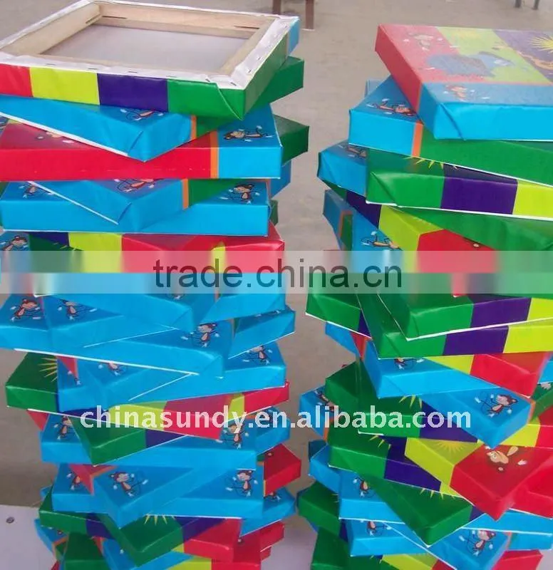 Inkjet Printed stretcher canvas for kids