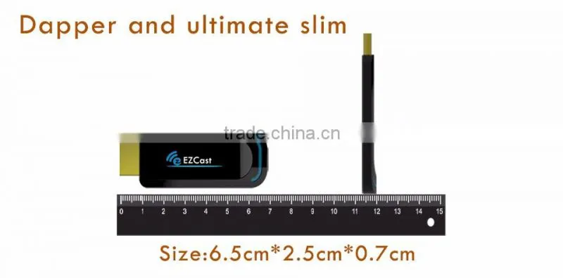 Ezcast 5G dual band wifi Smart TV Stick Miracast DLNA airplay wireless display dongle with APP