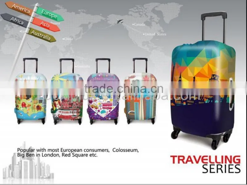 Luckiplus 85% Polyester 15% Spandex Luggage Cover
