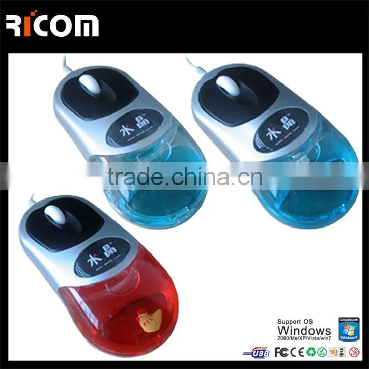 New 2.4Ghz filled liquid Wireless Liquid Mouse