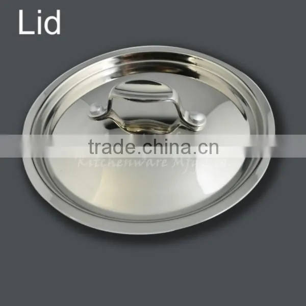 3-layer of SS18/8+AL+SS18/0 stainless steel stockpot