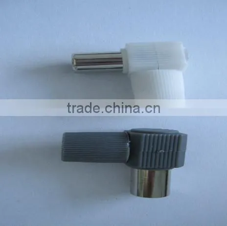 9.5MM TV PLUG ANGLE TYPLE,TV PLUG AND JACK CONNECTOR