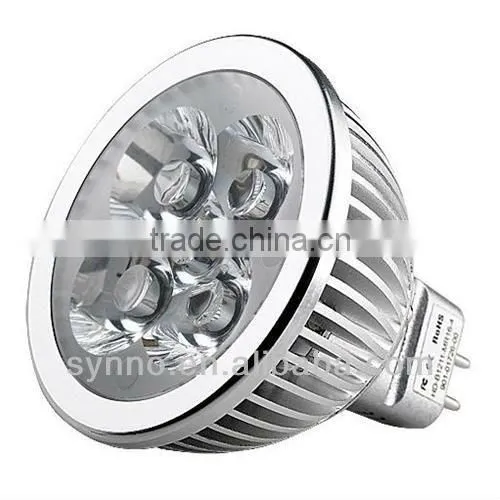 mr16 4w AC85-265v cob led spot light silver shell