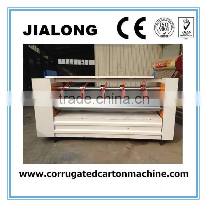 JL-1 corrugated carboard production line including single facer mill roll stand and slitting cutting machine