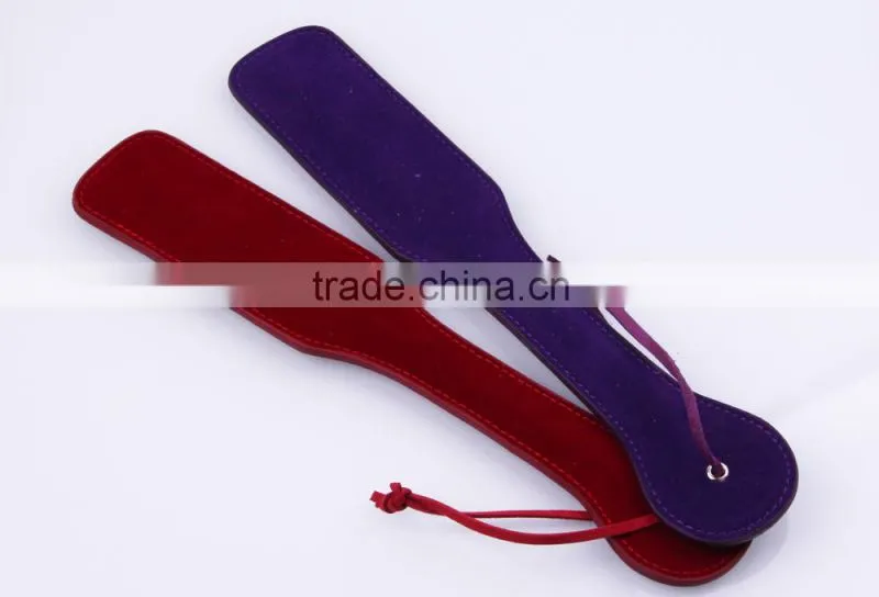 Funny Adult toys, SHORT FLOSS paddle spanking couple leather paddle, hips game toys