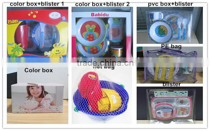 Round plastic melamine serving trays