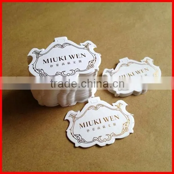 Newly Designed And Fashionable Paper Hangtags For Garment Wholesale