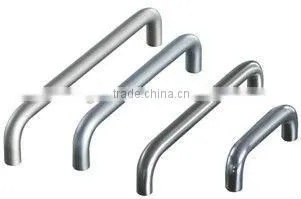 D pull handle, wire pull handle, solid steel, 4" Drill centers