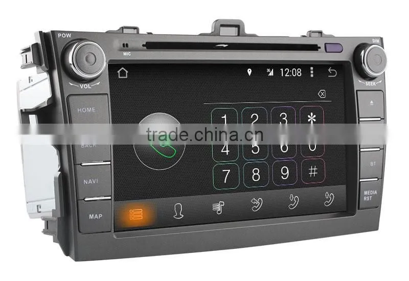 Ownice c180 Car stereo car dvd player for Toyota Corolla 2006-2011 with GPS,IPOD,TV Function video AUX