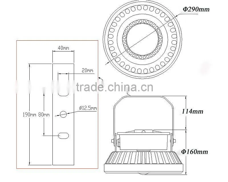Energy saving explosion proof high bay light,explosion proof led flood light