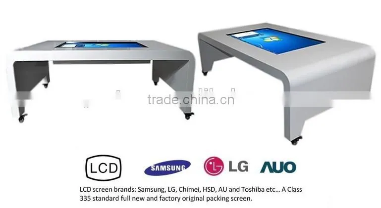 46inch touchscreen information table kiosk with windows OS