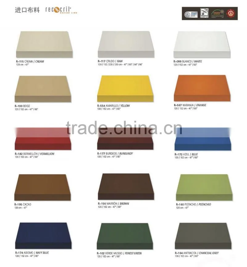 Outdoor movable folding arm awning from Chinese manufacturer