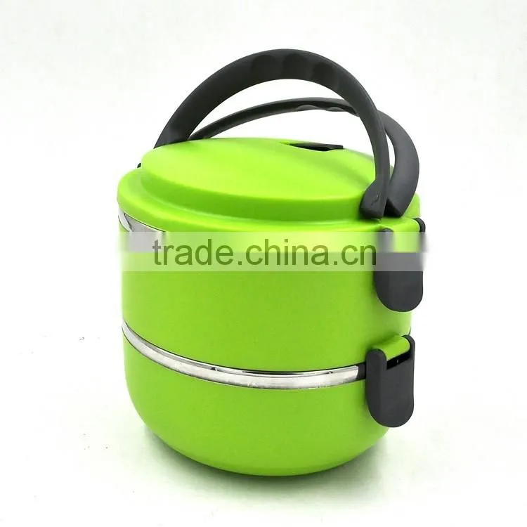 2016 insulated food warmer lunch box with handle, keep hot 24 hours thermos lunch box
