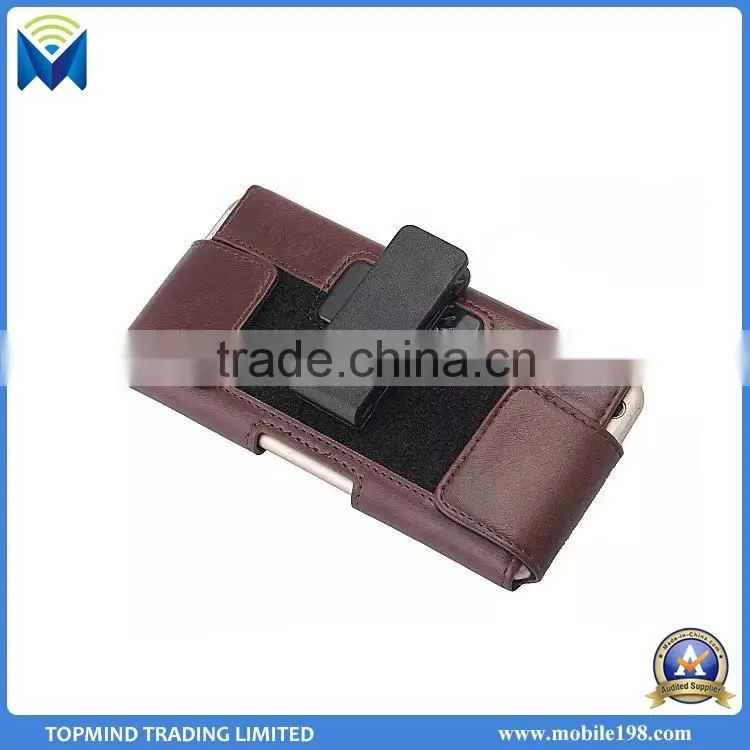 Two Size Belt Bag Leather Case for iPhone 6 6 Plus, Waist Bag Wallet Phone Case