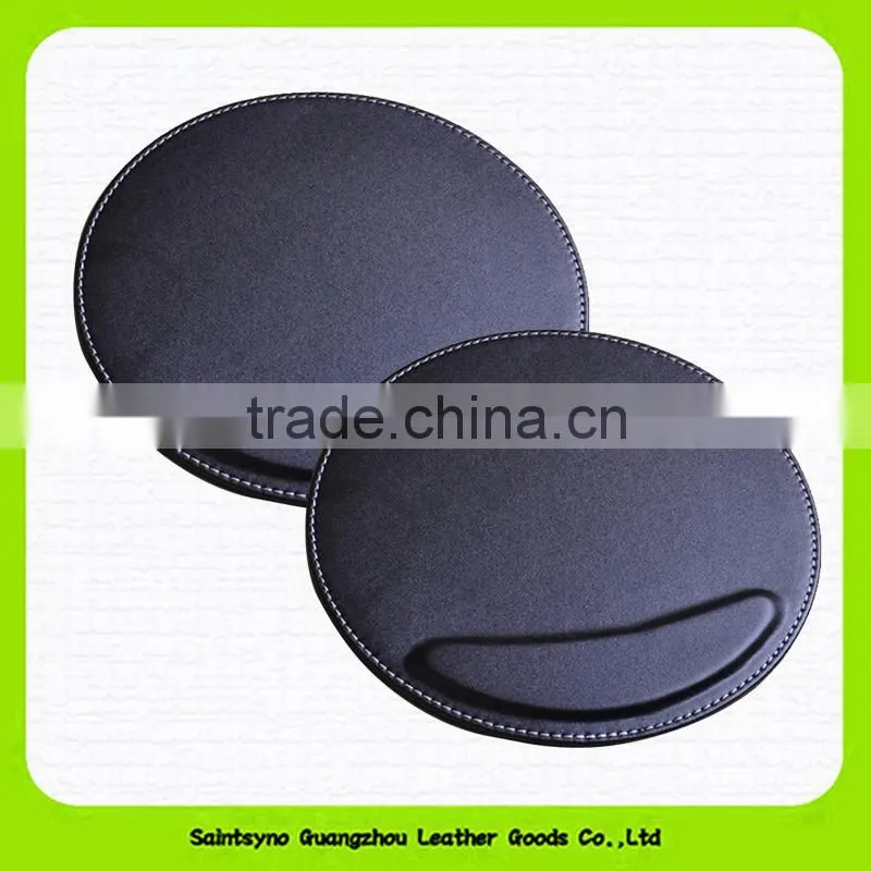 15006A OEM production pu leather promotion mouse pad,custom mouse pad,computer gaming mouse pad