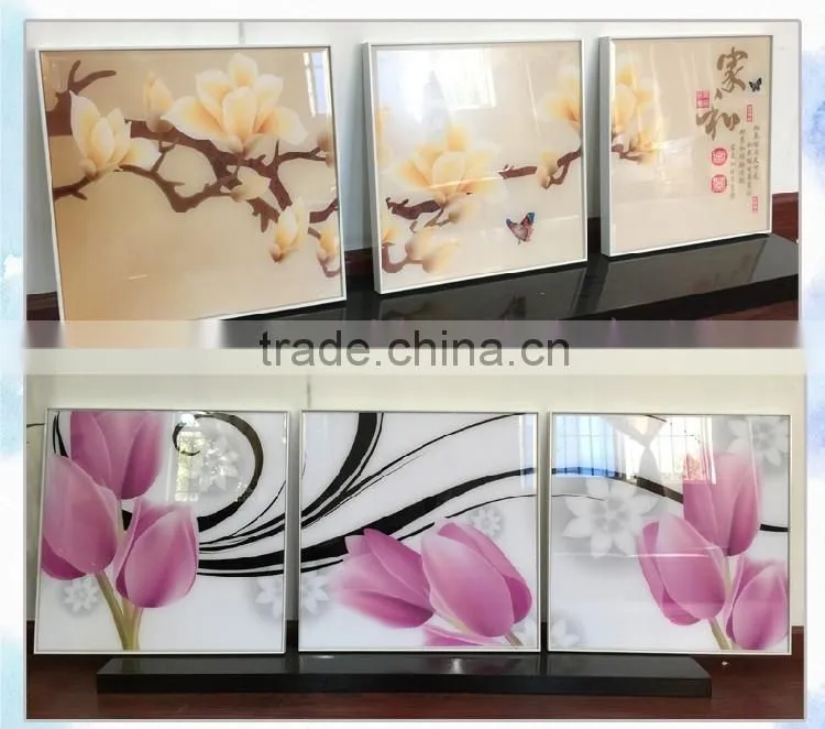 2016 hot modern art frameless wall artwork painting