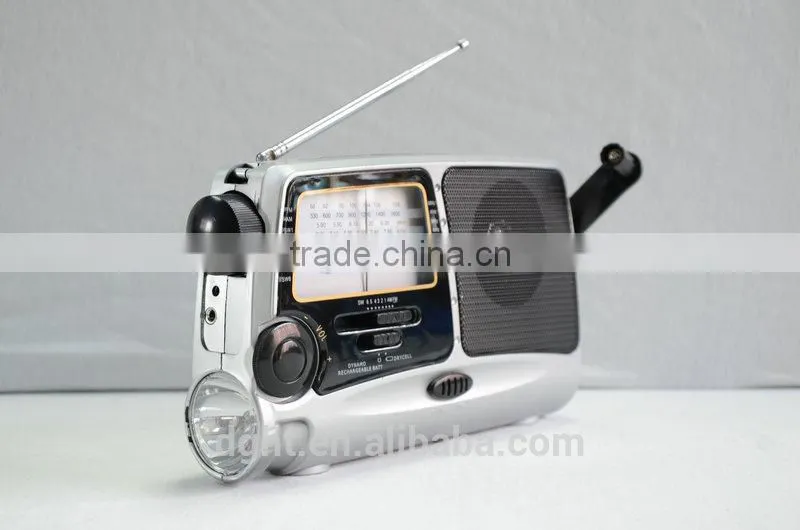 crank flashlight dynamo flashlight Dynamo Flashlight with Radio