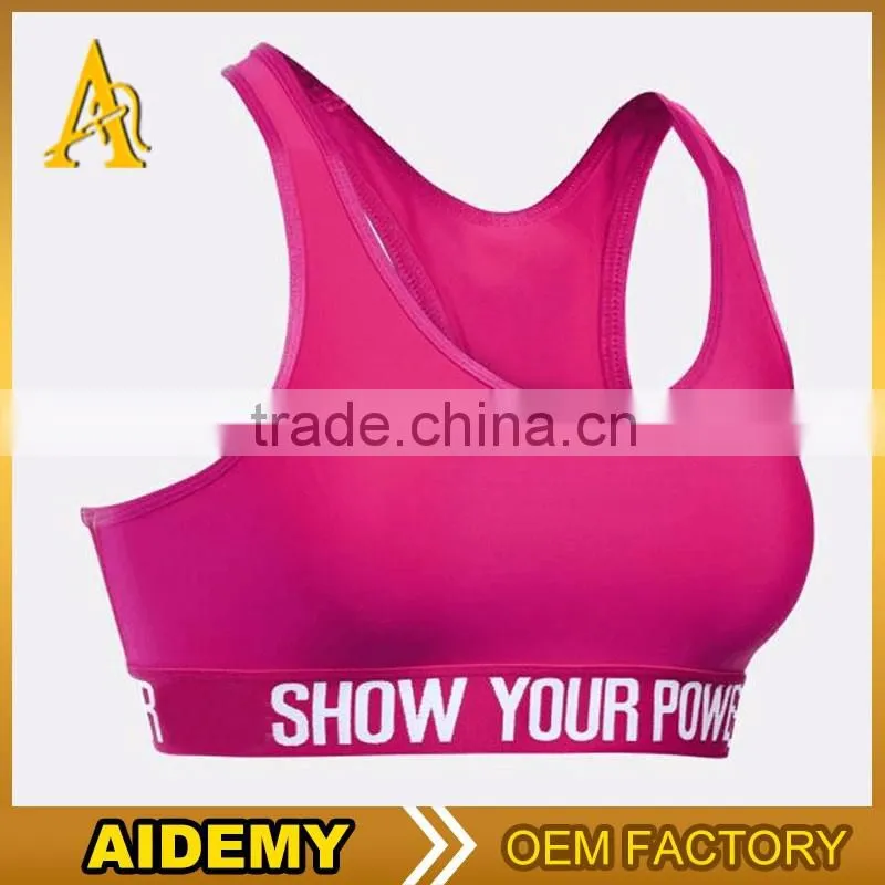 Elastic sport bras bottom for elastic sport bras with padding of elastic sport bras