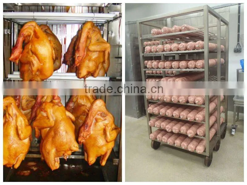 Automatic sausage smoking machine