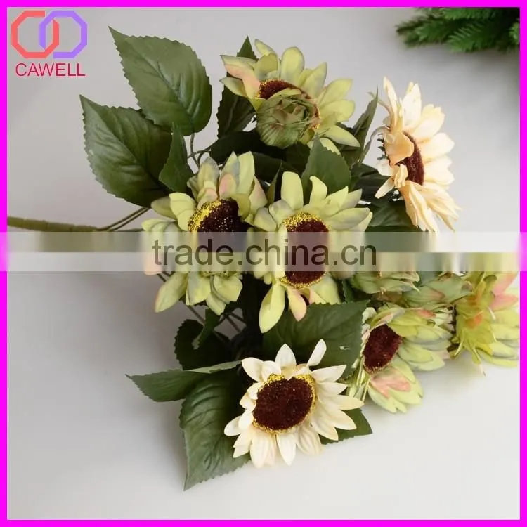 cheaper plastic wholesale silk flowers sunflowers