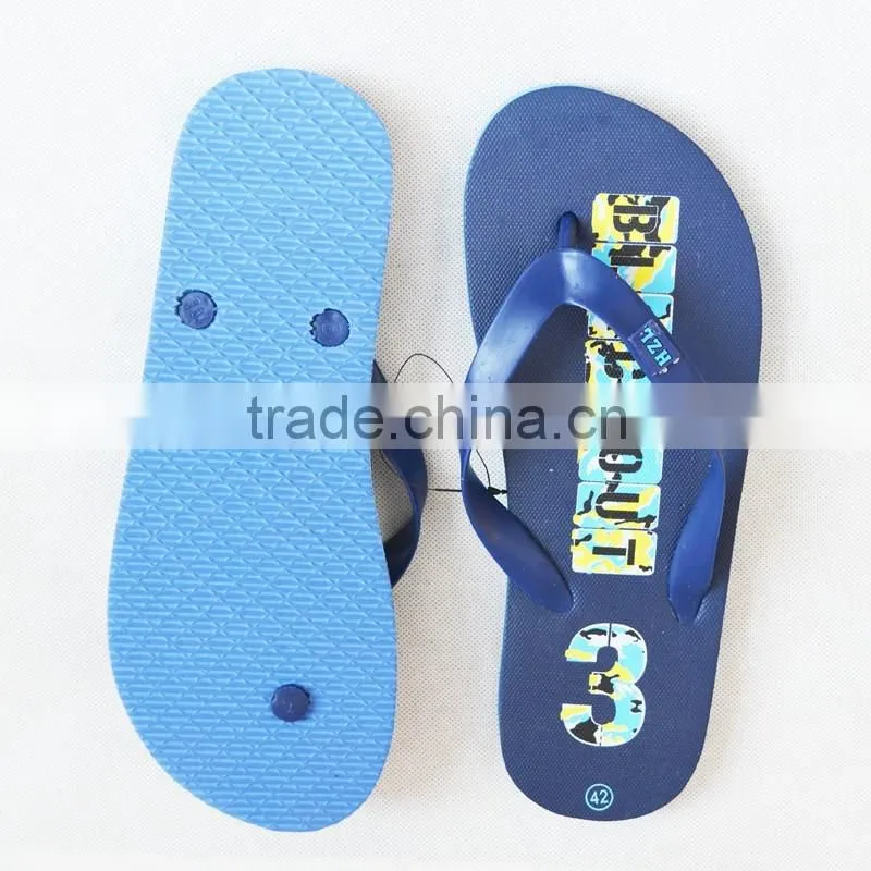2016 new arrival EVA boys flip flops beach slippers