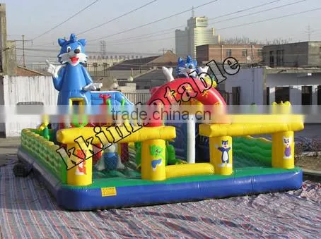 Hot sale giant fun city inflatable for children