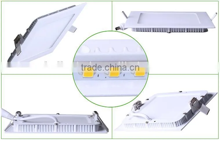 cheap price ultra thin recessed led downlight square 3w-24w