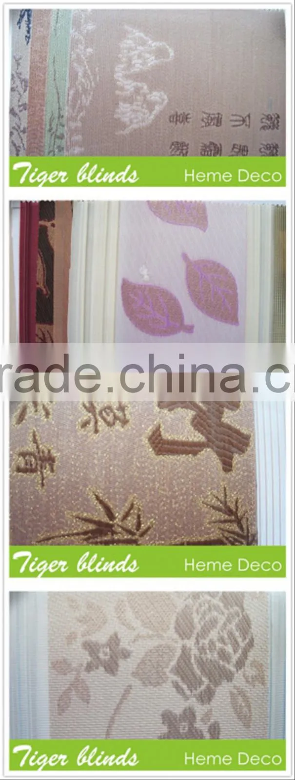 guangzhou motorized remote control zebra blinds