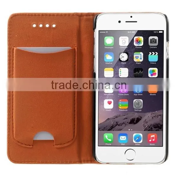 LEATHER CASE FOR IPHONE 6 NEW FASHION WALLET LEATHER PROTECT CASE STAND COVER FOR APPLE IPHONE 6