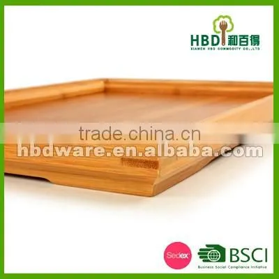 High quality bamboo tea set serving tray