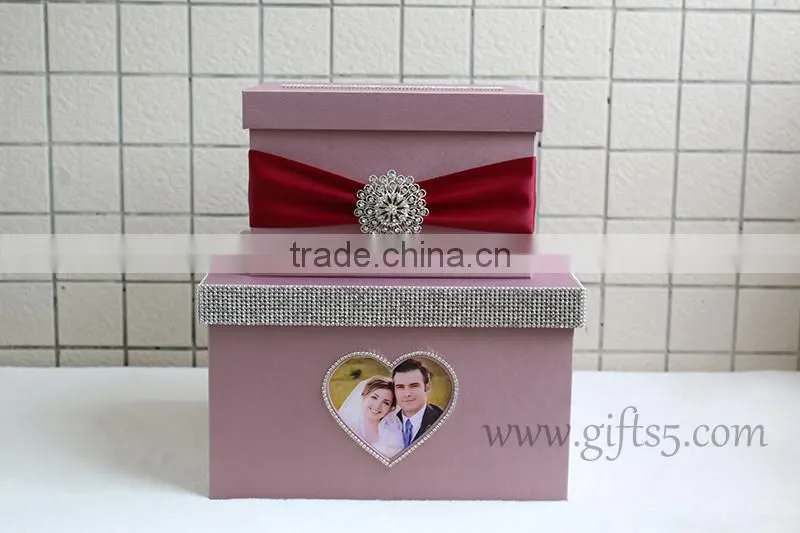 Elegant wedding box for cards wholesale