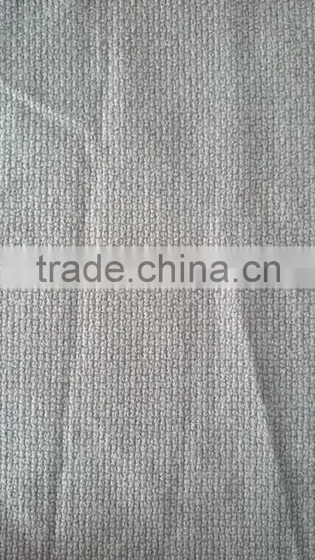 Yarn dyed over coating wool fabric with check pattern