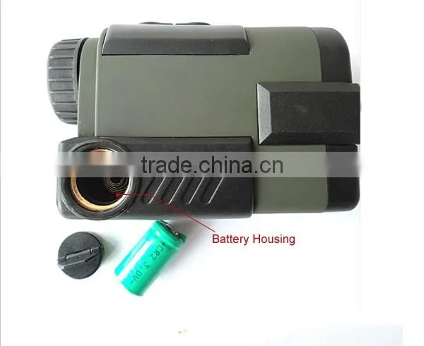 Monocular Rangefinder Scope Distance Detecting and Speed Detecting