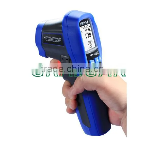 2 in 1 laser infrared thermometer HT-8962 K type thermocouple temperature measurement