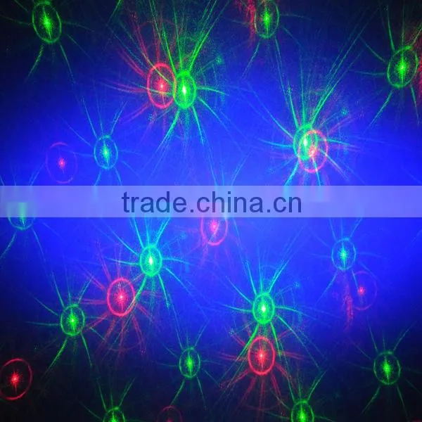 Mini laser lights with LED background Sound activated