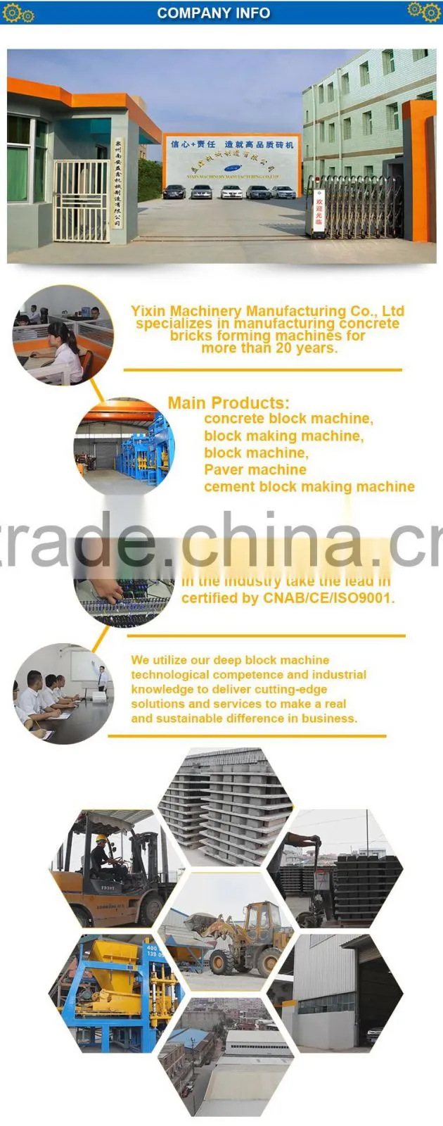 China Top Manufactory Competitive Price Best Selling Products Concrete Block Machine For Sale