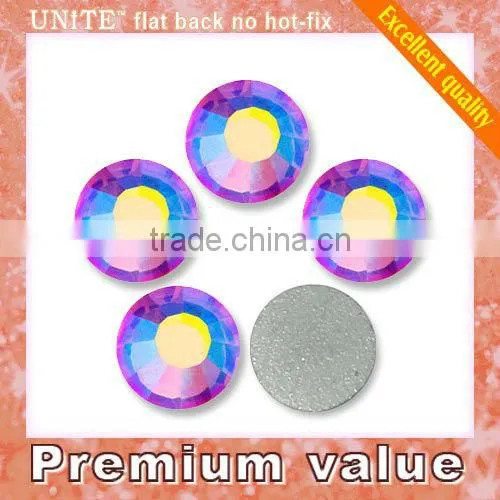 UNITE Flat back no hotfix rhinestones Rose AB