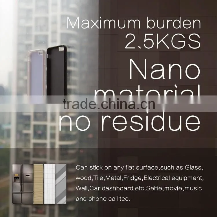 2016 Coming Selfie Stick Anti Gravity Phone Case Nano Magical Mobile Phone Cover For IPhone 5 6 6S Plus Samsung