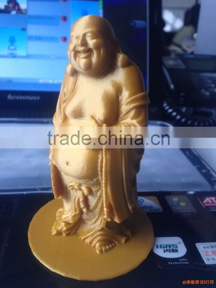 Honplas 1.75mm 3mm 3D Golden Filament for 3D Printer