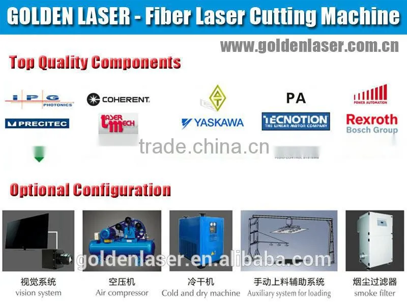 High speed 1000w cnc stainless steel fiber laser cutting