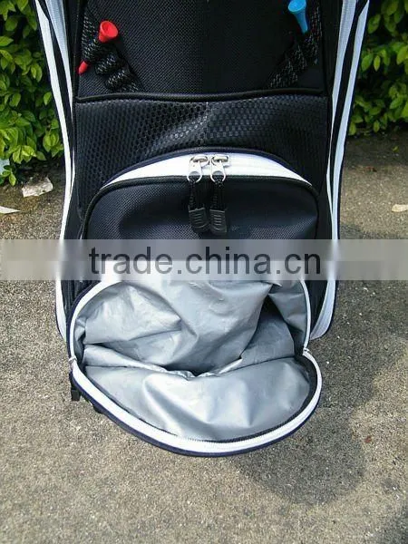 brand with putter and waterproffer material golf bag
