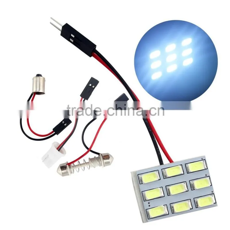 5730 9SMD led light panel led 12v for car T10/festoon led small panel light