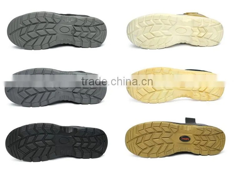 Unisex Genuine Leather Upper Material industrial safety shoes