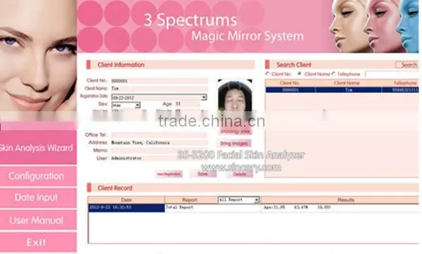 Magic Mirror Skin Analyzer