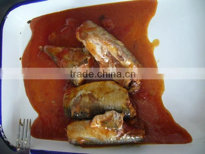 canned mackerel in tomato sauce
