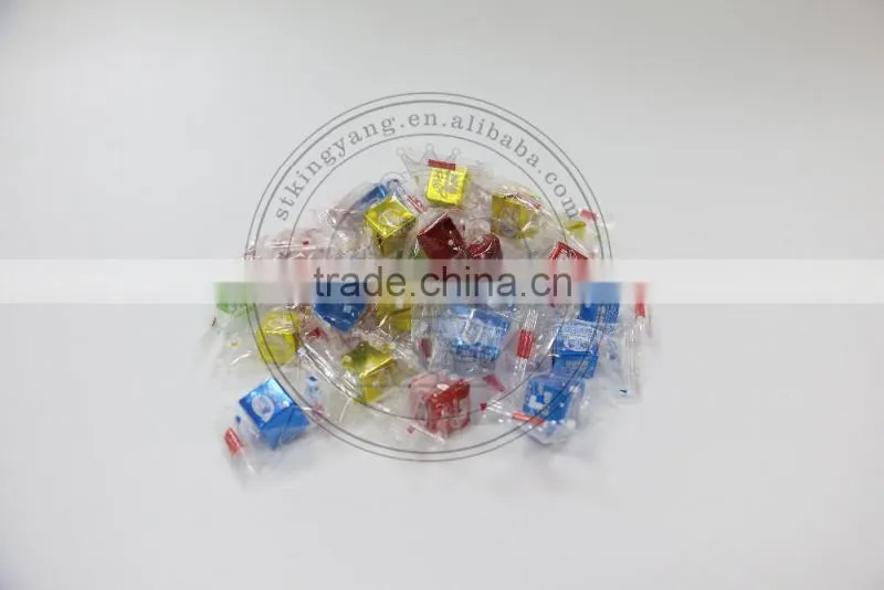 Fancy Fruity Cube Milk Candy In Bulk